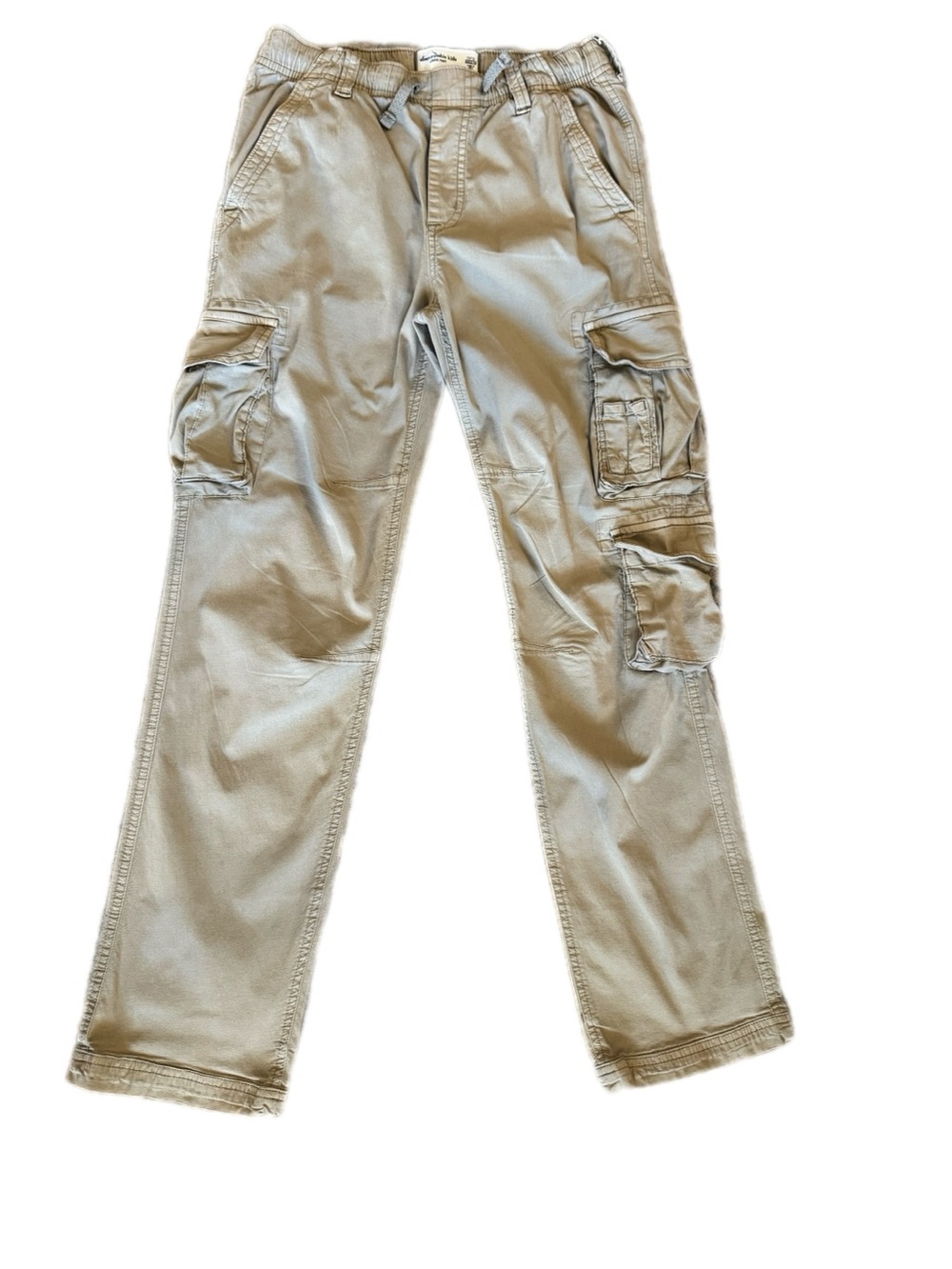 Youth Abercrombie Cargo Pants - Light Khaki Utility Style size 11/12